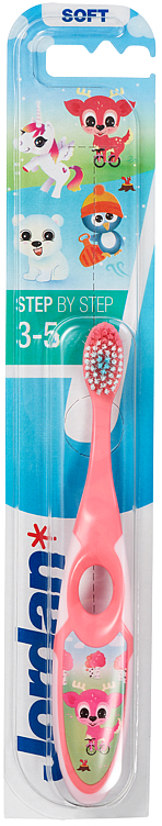 Tannbørste 3-5 år soft stk