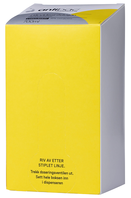 Antibac hånd softgel bib 700 ml