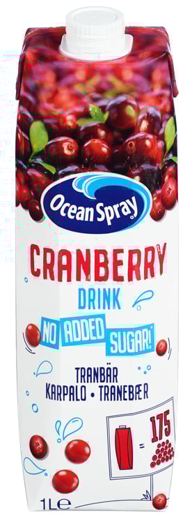 Ocean-spray cranberry juice light   1l