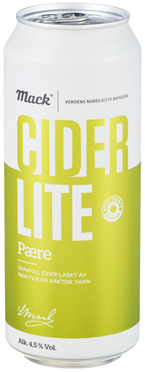 Mack cider pære lite bx   4,5%   24x50cl