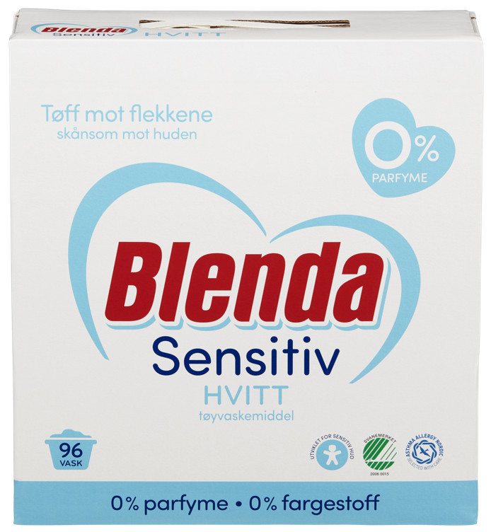 Blenda sensitive hvitt 4,3kg
