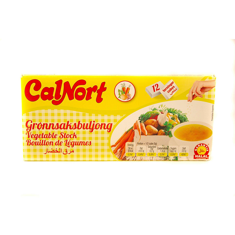 Grønnsaksbuljong terninger 12x10g