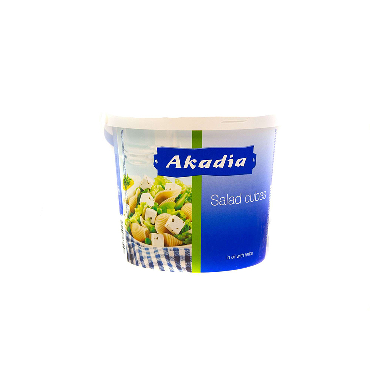Akadia salad cubes in herb oil   2,2kg