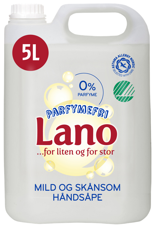 Lano parfymefri håndsåpe 5l