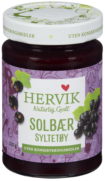 Solbærsyltetøy 320g