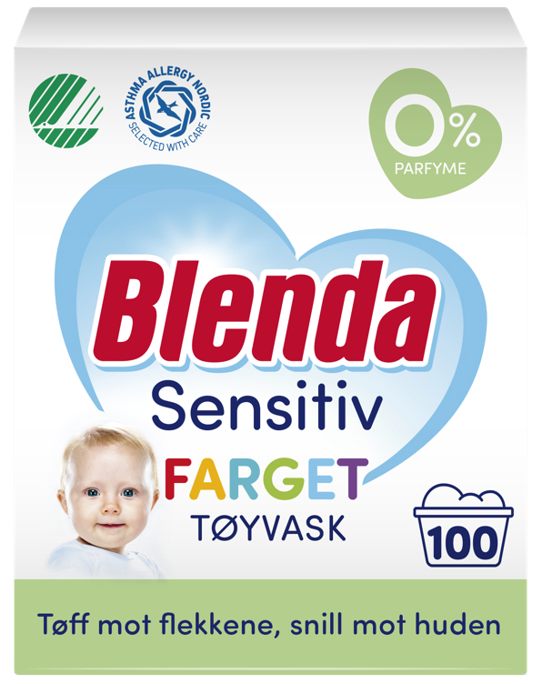 Blenda sensitive farger 4,3kg