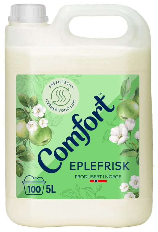 Comfort eplefrisk tøymykner 5l