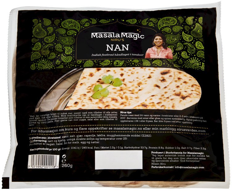 Nirus håndlagde nan   260g