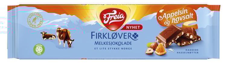 Firkløver w/orange nuts and sea salt   200g