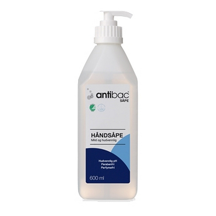 Håndsåpe antibac m/pumpe 600ml