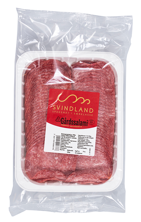 Gårds salami skåret 500g