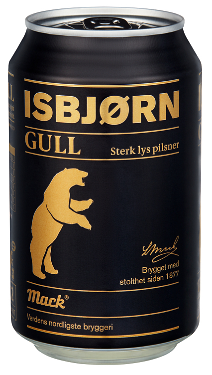 Isbjørn gull bx   5,5%   24x33cl