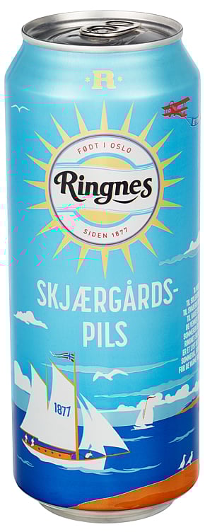 Ringnes skjærgårdspils 6pk  4,5%   24x50cl