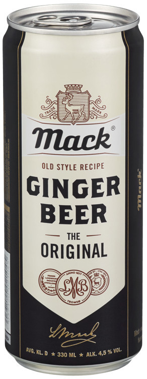 Mack ginger beer   4,5%   24x33cl