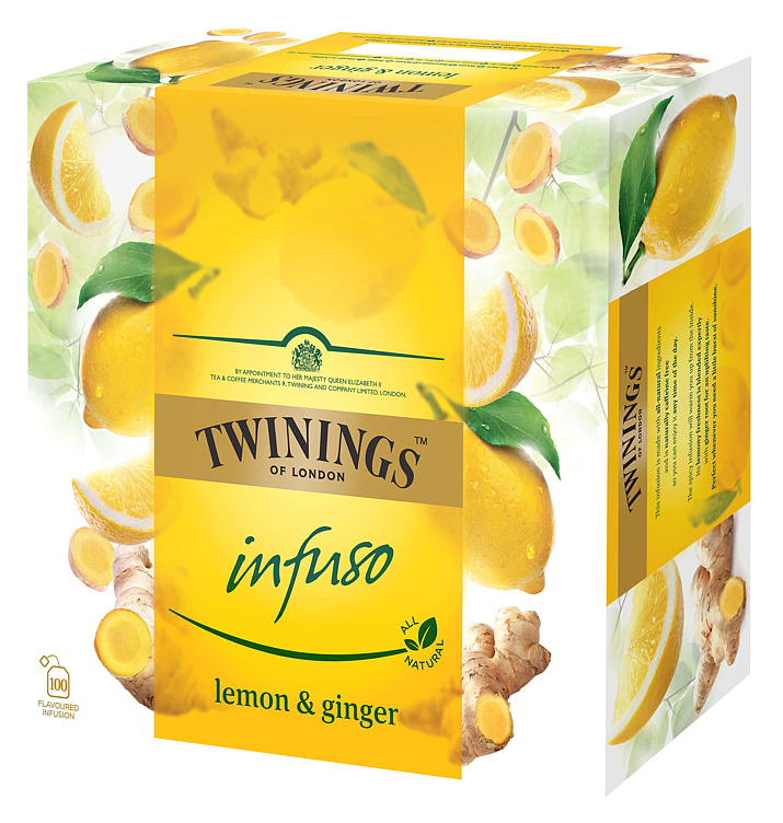 Twinings infuso lemon&ginger te 100bg