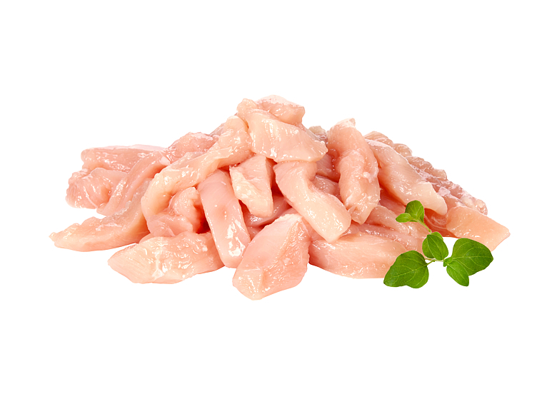 Kyllingfilet strimlet singelfryst 5kg