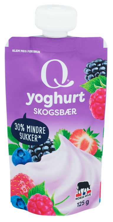 Frokostyoghurt skogsbær 125g
