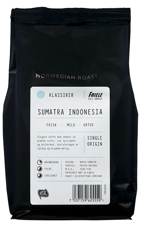 Indonesia sumatra kaffe utz hel 500g