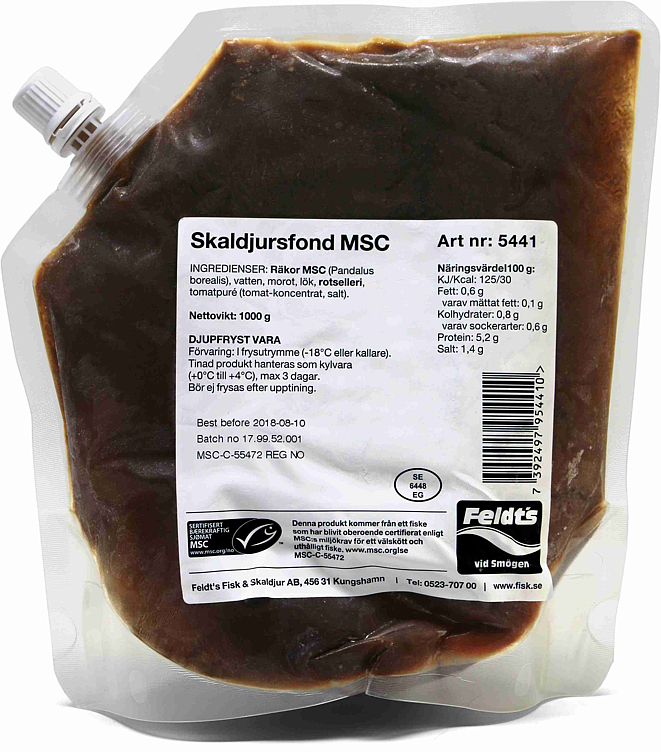 Skalldyrfond msc 5x1kg