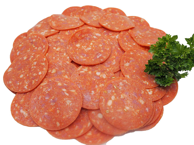Pepperoni kokt halal skåret    1kg
