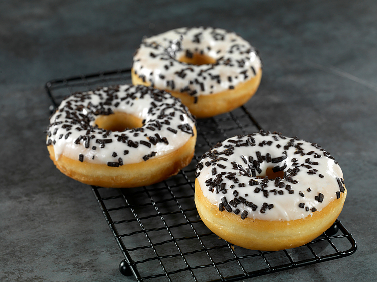 Donut vanilla and chocolate  60gx48pcs