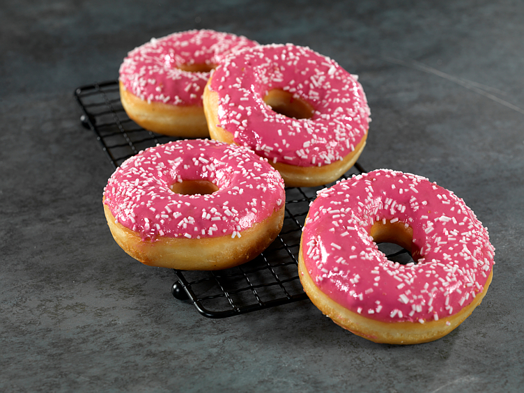 Donut bringebær 58gx48stk