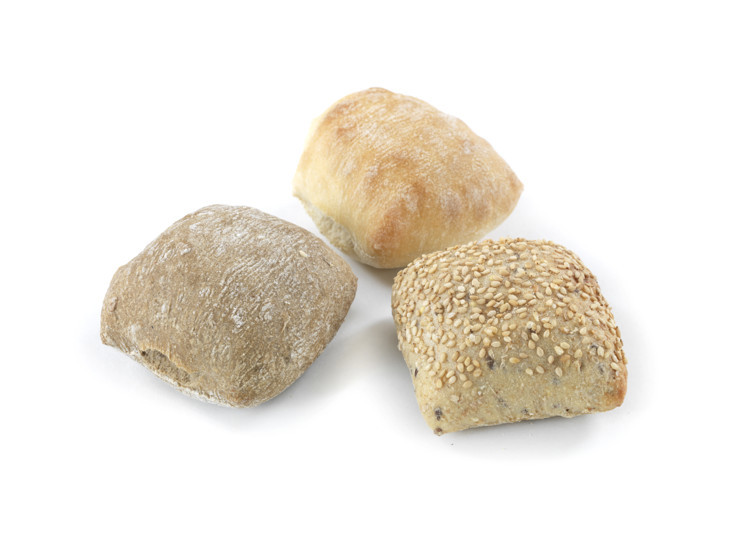 Mini ciabatta mix ferdigstekt 75x40g