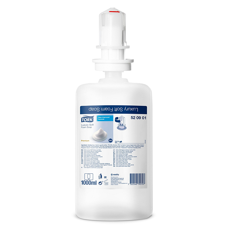 Skumsåpe luksus s4  1stk