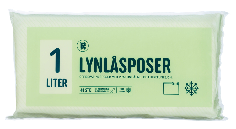 Zip lock bag 1l   40pce