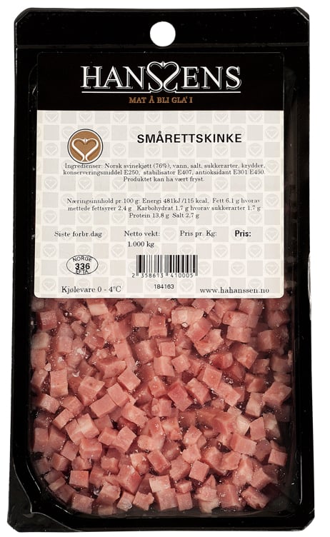Smårettskinke ternet atmos 6xca250g kg