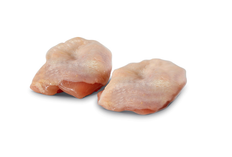 Chicken upper thighs w/skin boneless 2,5kg