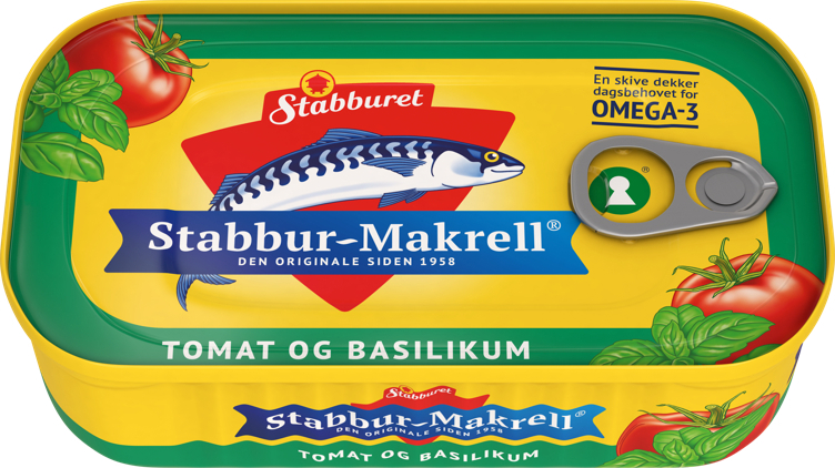 Stabbur mackerel in tomato and basil 110g