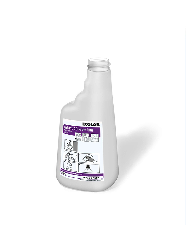 Plastflske 650ml oasis pp 20 1x6stk