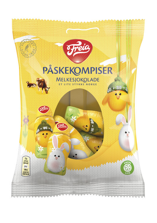 Easter pals milk chocolate, bag  120g