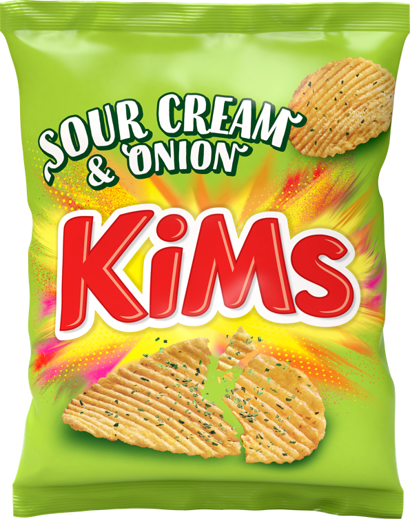 Kims sour cream & onion 200g