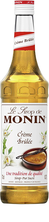 Monin creme brulee syrup  70cl