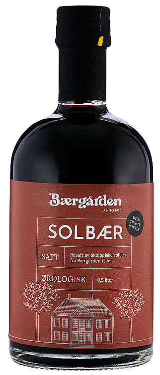 Solbærsaft uten sukker økol.  0,7l