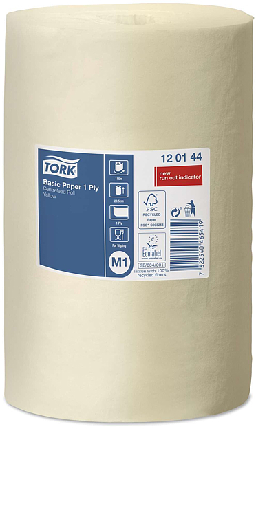 Tork centre roll mini yellow m1 1-lay   pcs