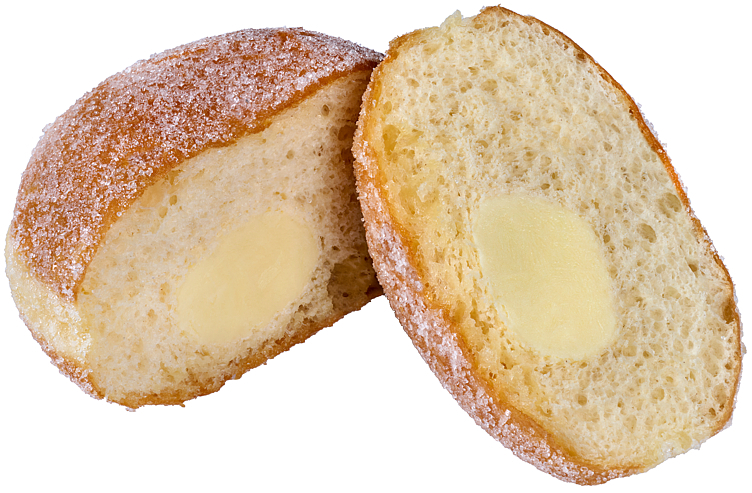Berliner w/vanilla custard  72g