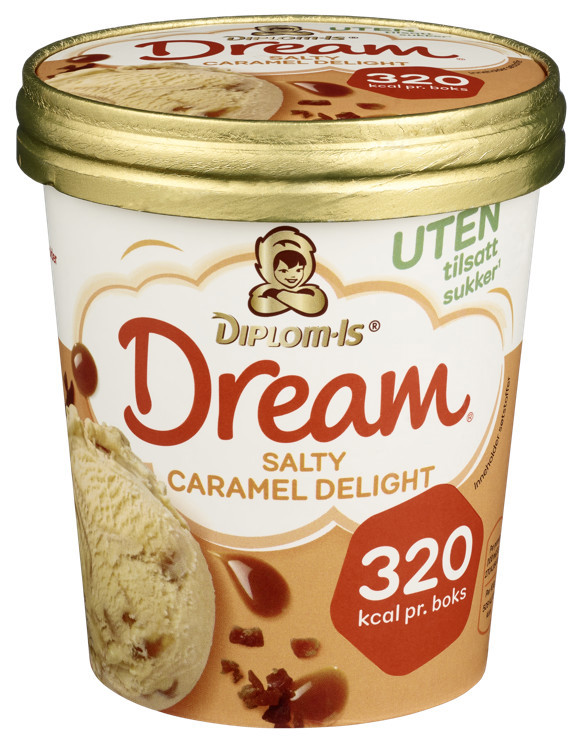 Diplom-is dream delight salty caramel   0,5l