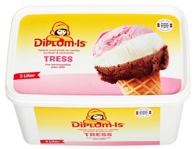 Diplom-is ice cream triple "tress"   2l