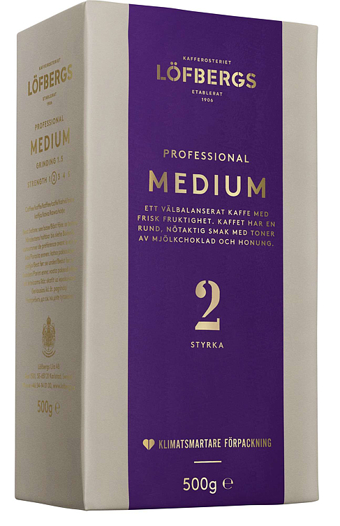 Filter ground coffee medium 12x500grm