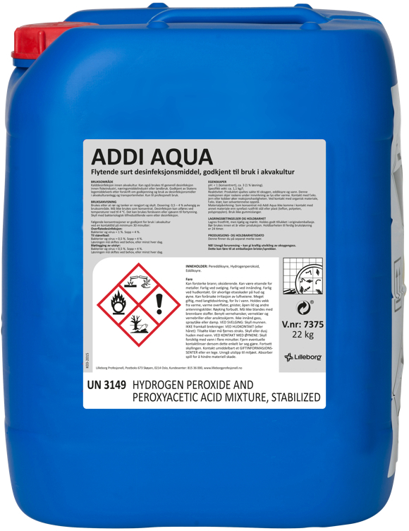Addi aqua desinfeksjon 22kg