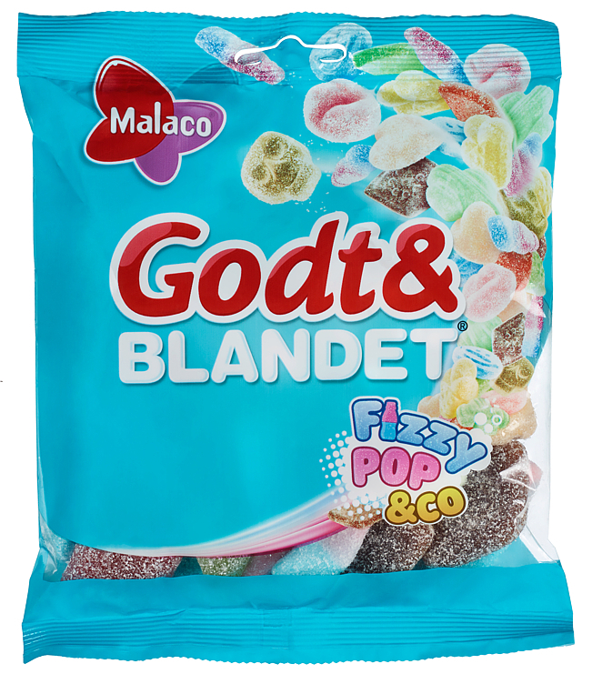 Godt&blandet fizzypop&co  170g