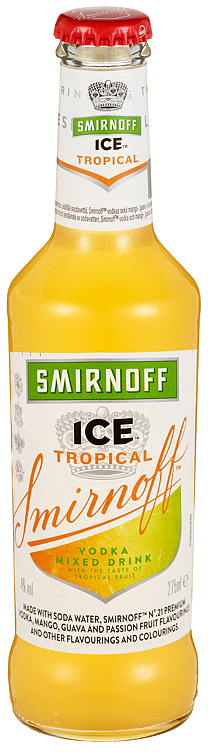 Smirnoff ice tropical fl   4%   24x27,5cl