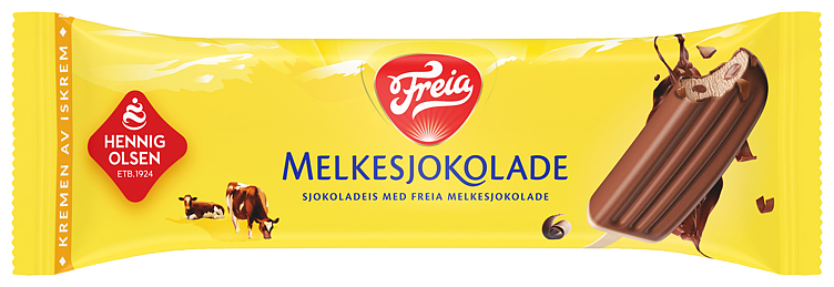 Freia melkesjokolade sjokoladeis m/ sjokoladesaus    90ml