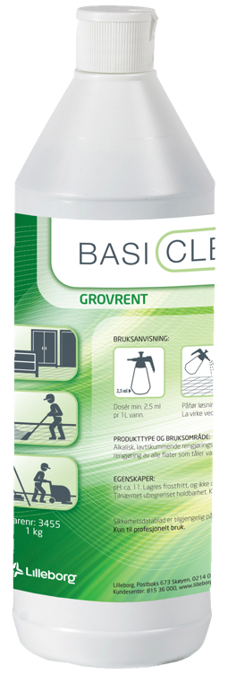 Basiclean grovrent   1kg