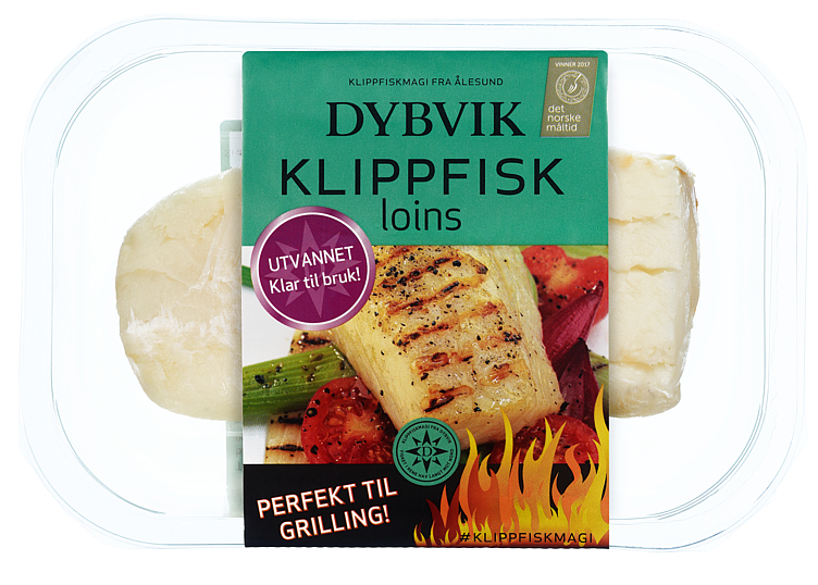 Klippfisk loins utvannet brettpakket 300g