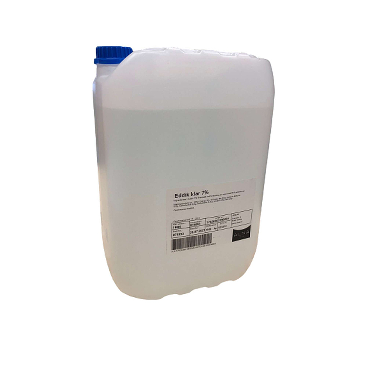 Eddik klar 7% 10l