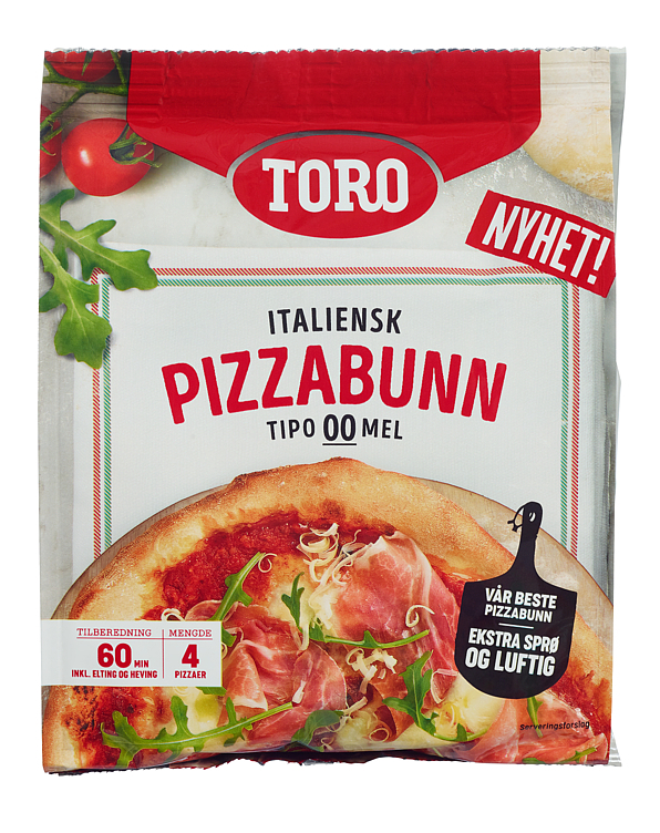 Toro pizzabunn italiensk  400g